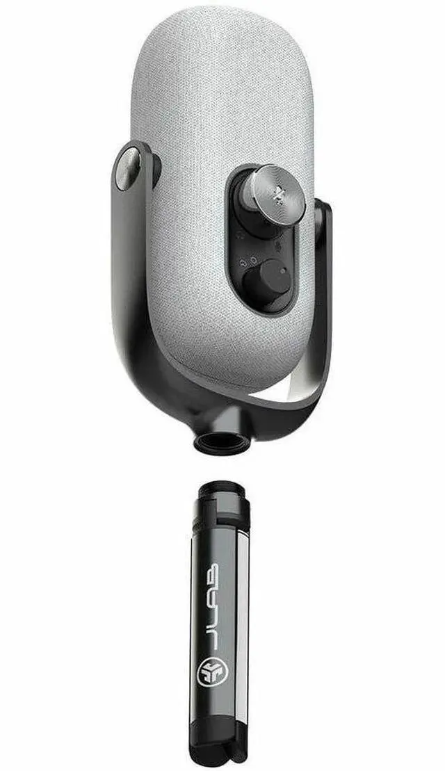 Alt view image 3 of 3 - JLab JBuds Talk Wired Condenser, Dynamic Microphone for Studio White MJBUDSTALKRWHT4