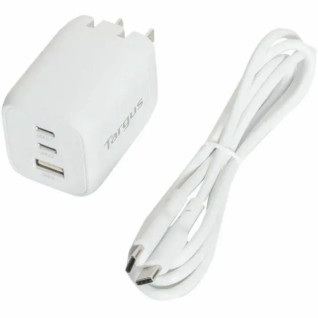 Alt view image 5 of 5 - Targus 65W Multi-Port GaN Wall Charger APA11606TT
