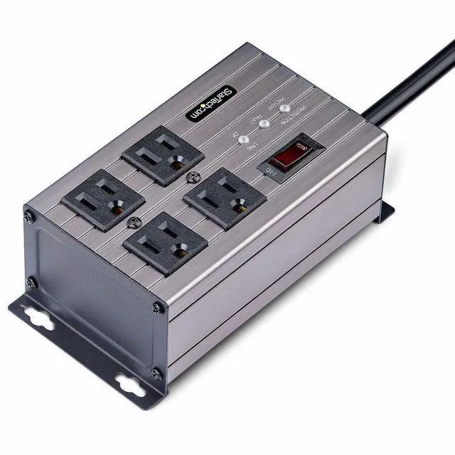 Main image of StarTech 4-Outlet Industrial Power Strip 125V/15A 4N515S8-POWER-STRIP