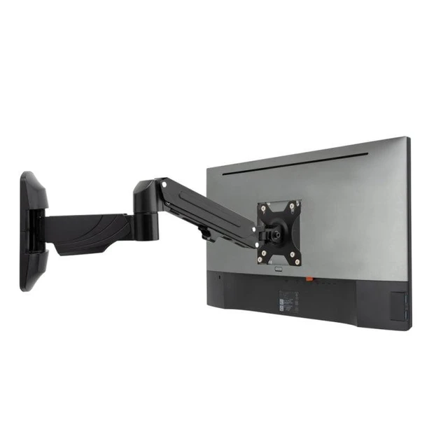 Alt view image 2 of 6 - Lindy Wall Mounted Single Gas Arm Display Mount - Black - FD6959781