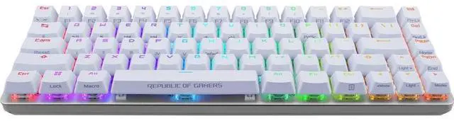 Main image of Asus ROG Falchion Ace RGB LED Gaming Keyboard White M602FALCHIONACE/NXRD/WHT