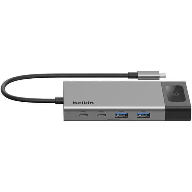 Alt view image 3 of 4 - Belkin USB-C 8-IN-1 DUAL HDMI HUB WITH PRIVACY CONTROL INC027dqSGY