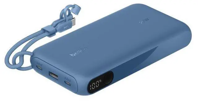 Main image of Belkin BOOSTCHARGE POWER BANK 20K W/ DISPLAY, BLUE BPB028fqBL