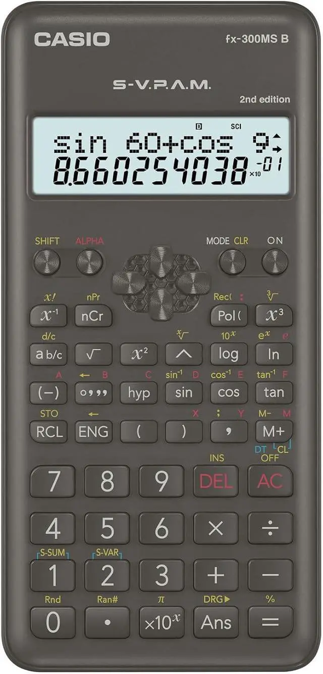 Main image of Casio Scientific Calculator Black FX-300MSB-W-IT