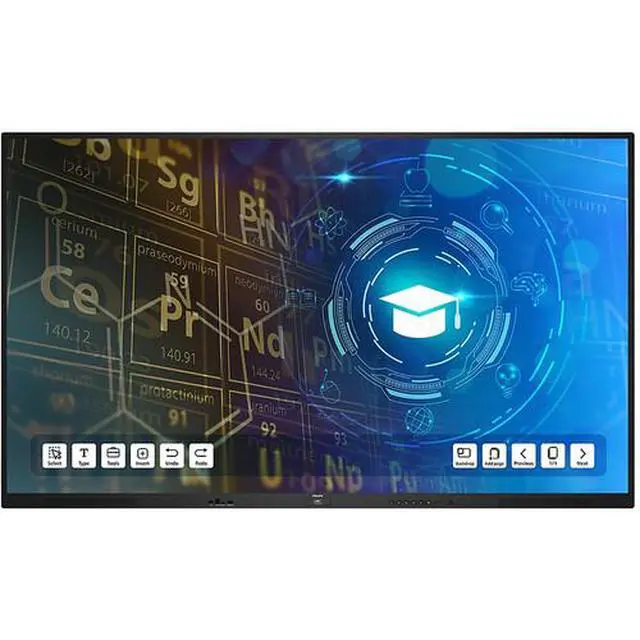 Alt view image 2 of 2 - Philips 65" UHD 4K Touchscreen Commercial Monitor Model 65BDL4152E/00
