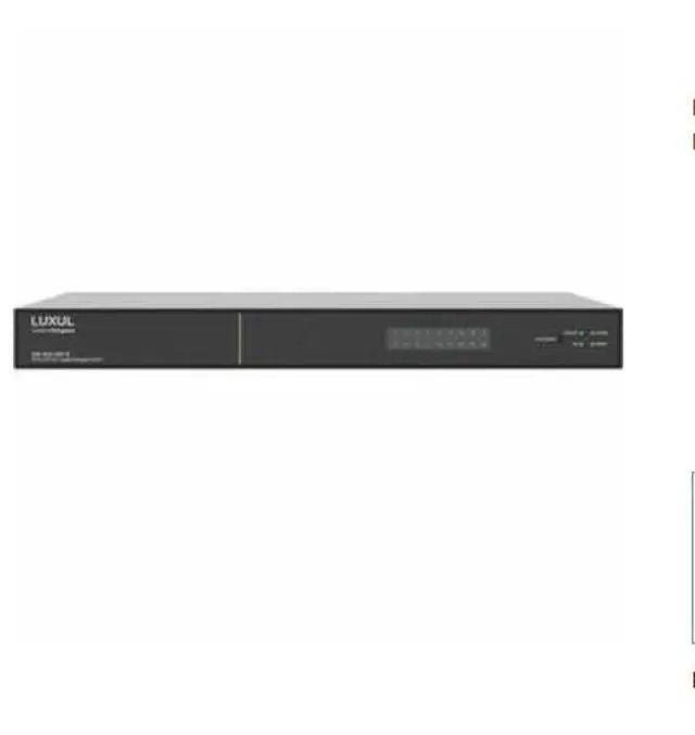 Alt view image 2 of 3 - Luxul 1Gb L2/L3 Managed Switch - 16 PoE+, 2 Combo RJ45/SFP Rear-Facing Ports - TAA Compliant SW-505-16P-R