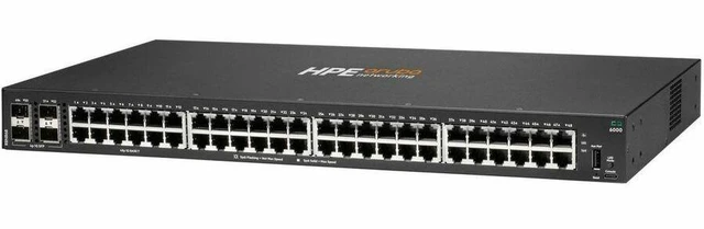 Main image of HP Aruba CX 6000 48p 10M/100M/1G 4p SFP 1G Switch - R8N86B#ABA