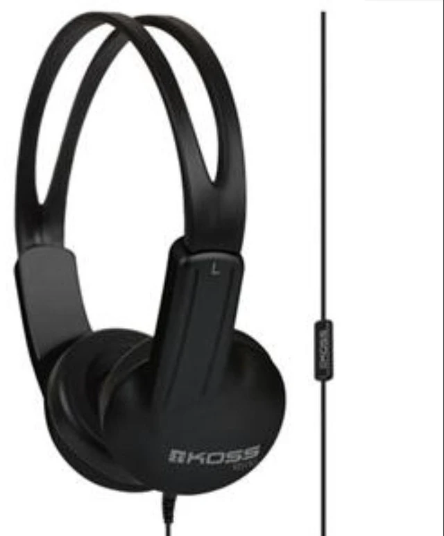 Main image of Koss ED1TCi On Ear Headset Stereo - Mini-phone (3.5mm) - Wired - 32 Ohm - 60 Hz to 20 kHz - Over-the-head, On-ear - Binaural - Supra-aural - 4 ft Cable - 197360.101