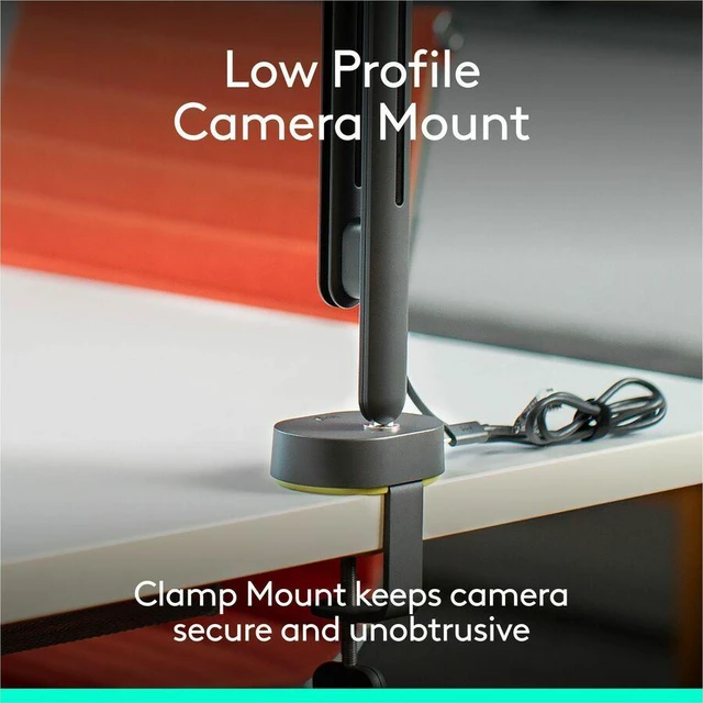Alt view image 4 of 4 - Logitech Reach Camera Clamp Mount Accessory - 952-000192