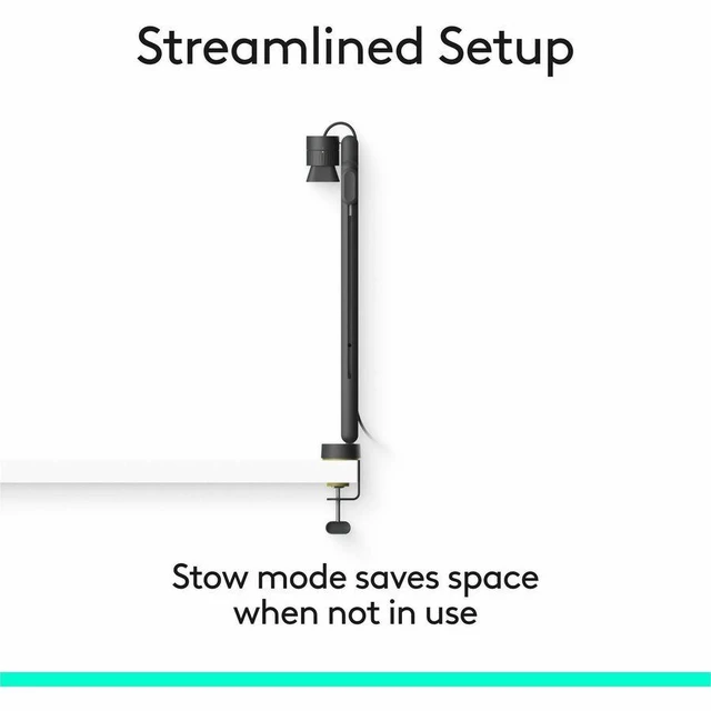 Alt view image 2 of 4 - Logitech Reach Camera Clamp Mount Accessory - 952-000192