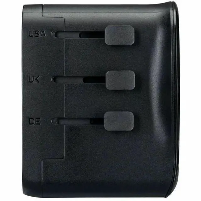 Alt view image 3 of 4 - Targus 20W World Travel Adapter with USB Ports Model APK033US