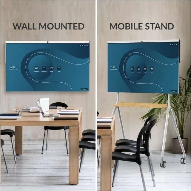 Alt view image 6 of 7 - Innex CM55 Mobile Stand for Innex Model CM55-COLLAB 55in Display Model CM55-STAND