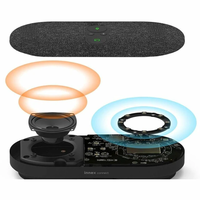 Alt view image 2 of 7 - Innex Connect Conference Wireless Conferencing System Speakerphone, Casting, Camera streaming, BYOM Model CONNECT-CONFC