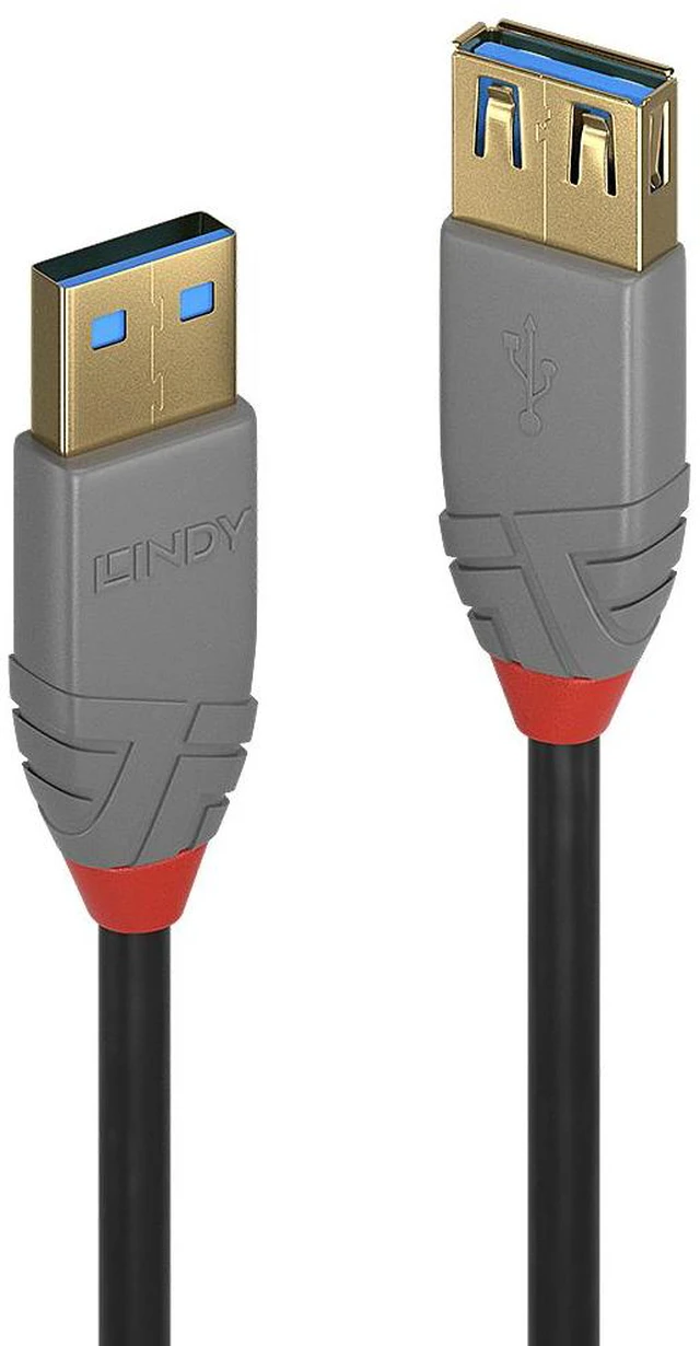 Main image of Lindy 3m USB 3.2 Type A Extension Cable, Anthra Line - 36763