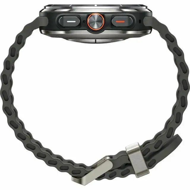 Alt view image 3 of 4 - Samsung Galaxy Watch Ultra (2025), 47mm, Medium/Large Marine Band, Titanium Silver Model SM-L705UZS1XAA