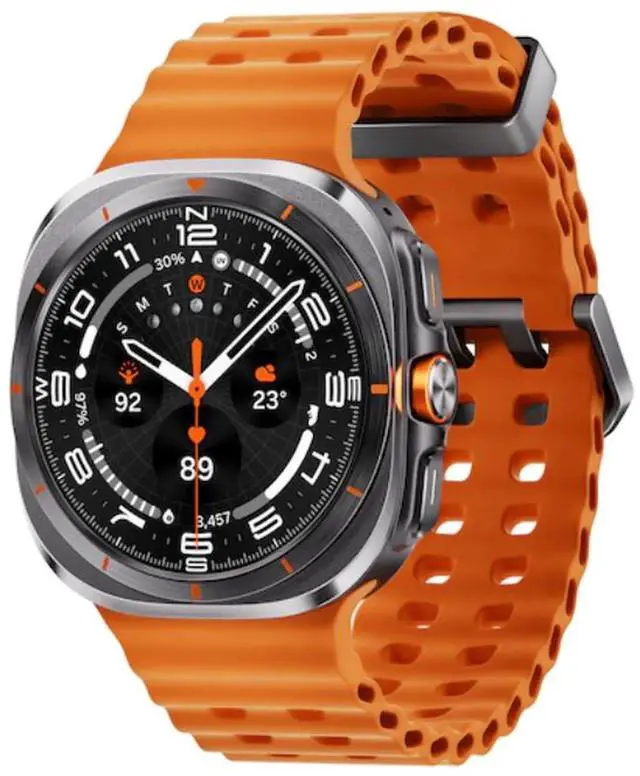 Main image of Samsung Galaxy Watch Ultra (2025), 47mm, Medium/Large Marine Band, Titanium Gray Model SM-L705UZA1XAA