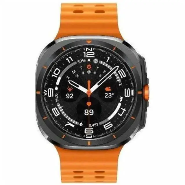 Alt view image 2 of 4 - Samsung Galaxy Watch Ultra (2025), 47mm, Medium/Large Marine Band, Titanium Gray Model SM-L705UZA1XAA