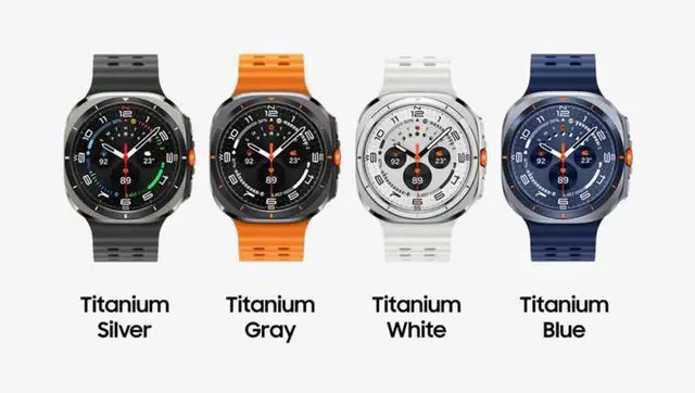 Alt view image 4 of 4 - Samsung Galaxy Watch Ultra (2025), 47mm, Medium/Large Marine Band, Titanium Gray Model SM-L705UZA1XAA