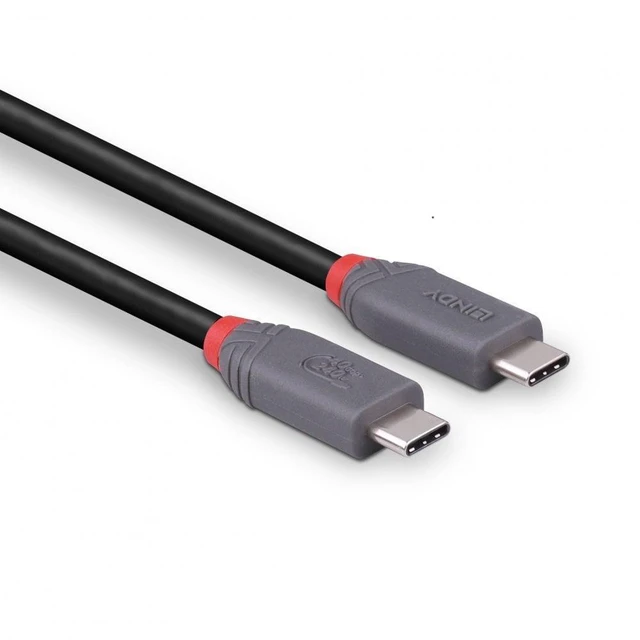 Main image of Lindy 2m USB 4 240W Type C Cable, Anthra Line - 36958