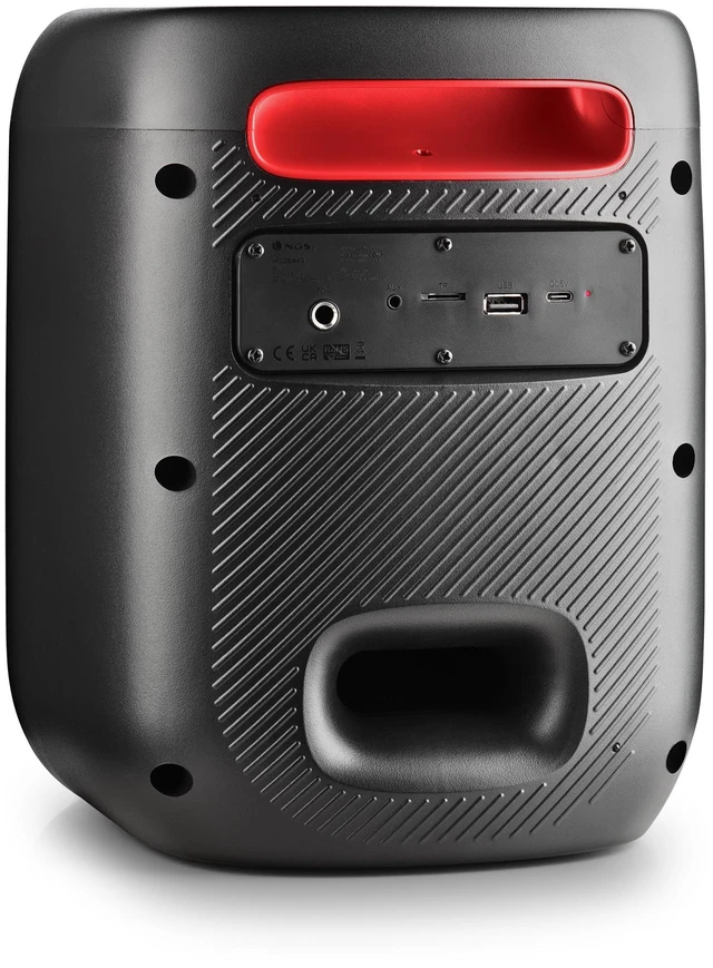 Alt view image 2 of 6 - NGS Wild Swag Go, 80W Portable and Wirelsss BT Speaker with LED Lights - WILDSWAGGO