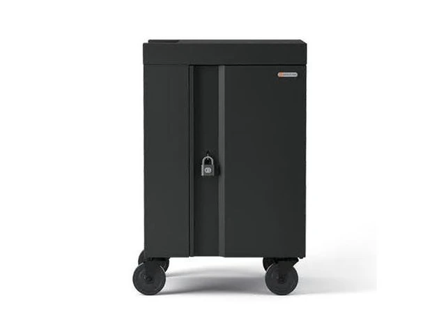 Alt view image 3 of 3 - Bretford 20X CUBE Cart Mini, Pre-Wired USB-C, Charcoal TVCM20USBC-CK