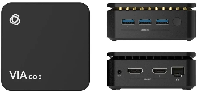 Alt view image 4 of 4 - Kramer VIA-GO3 4K Wireless Presentation Device Model 87-000590