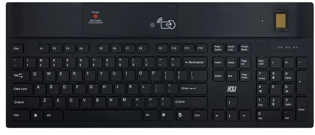 Main image of KSI 104 USB KB W/RFID DUAL FREQ, BIO FINGERPRINT, & CLEANING BUTTON - 1700 SX HFFFB-21