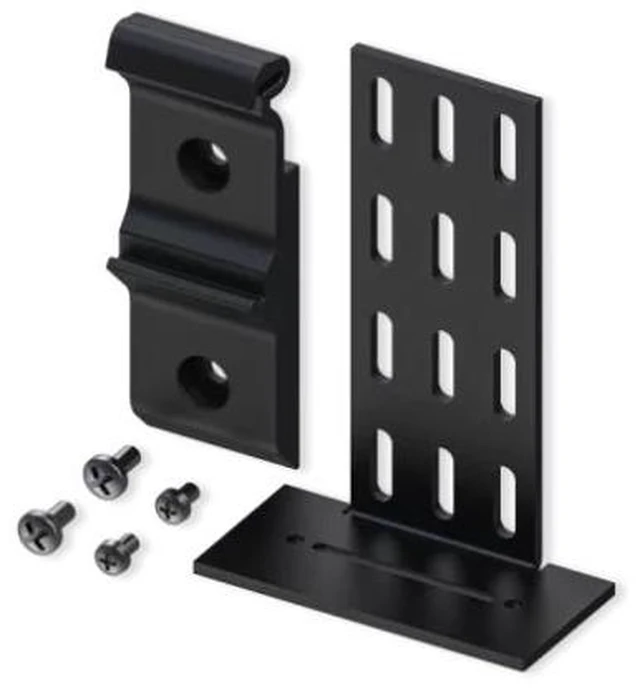 Main image of TELTONIKA Holder for Compact DIN Rail 53.6x25x77mm S235JR Black - PR5MEC23