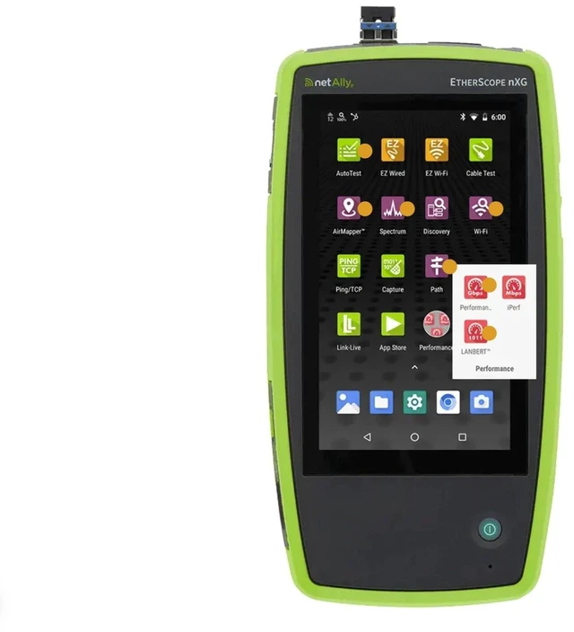 Main image of NetAlly EtherScope® nXG Ethernet Network Tester & Wi-Fi 6 & 7 Diagnostics Tool Model EXG-300-KT-X2