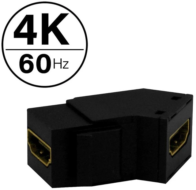 Main image of On-Q 4K HDMI Coupler Keystone Insert Black Model WP124KBK