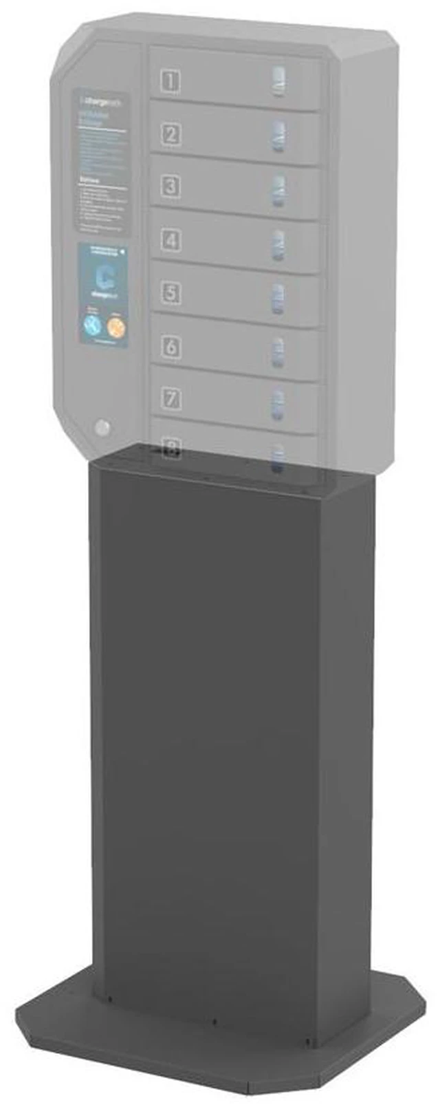 Main image of Chargetech Heavy Duty Floor Stand 8 Bay Charging Lockers CT-200042