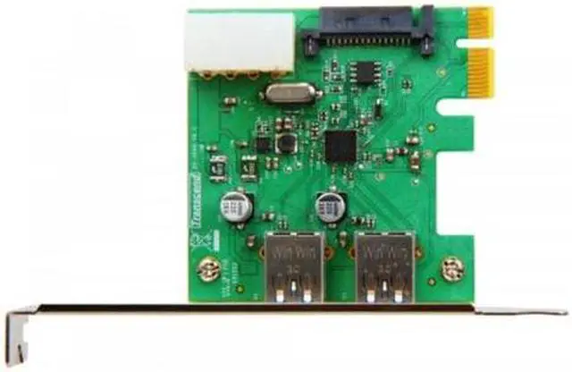 Alt view image 3 of 10 - Transcend USB 3.0 Dual Expansion Card PCI Express Interface Model TS-PDU3