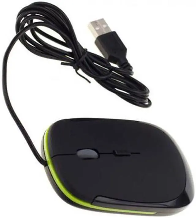 Main image of NEON 3D Optical Mouse Dual Button with Scrool Wheel 1000 dpi. Ergonomic Design Black Green Model NEO-MX382-MSE