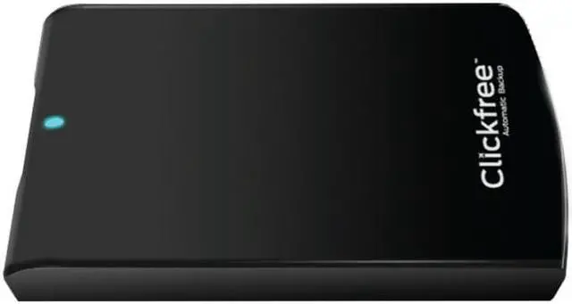 Alt view image 2 of 3 - Clickfree 1TB C6 USB 3.0 Portable Hard Drive Total Automatic Computer Backup Mac & PC