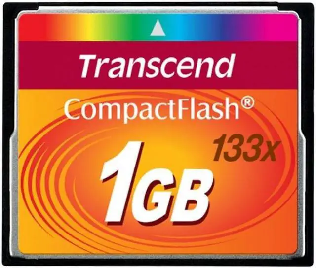 Main image of Transcend 1GB CompactFlash (CF) Card