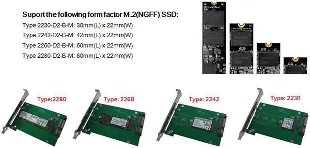 Alt view image 4 of 6 - ZTC Thunder Board M.2 NGFF SSD to SATA III Board Adapter. Multi Size Fit with High Speed 6.0GB/s. Model ZTC-AD001