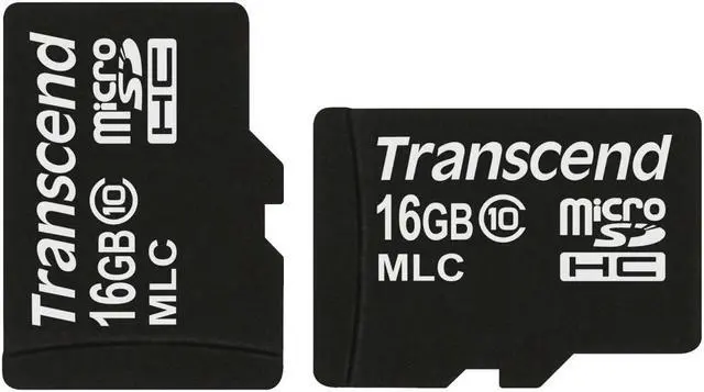Alt view image 2 of 10 - Transcend 16GB MicroSDHC Class 10 Memory Card Model TS16GUSDC10M