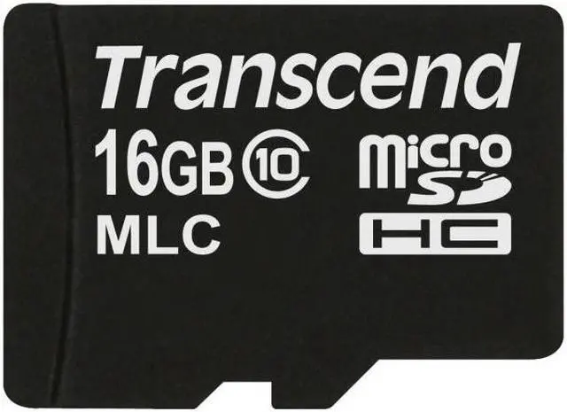 Main image of Transcend 16GB MicroSDHC Class 10 Memory Card Model TS16GUSDC10M