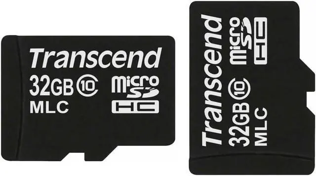 Alt view image 3 of 8 - Transcend 32GB MicroSDHC Class 10 Memory Card Model TS32GUSDC10M