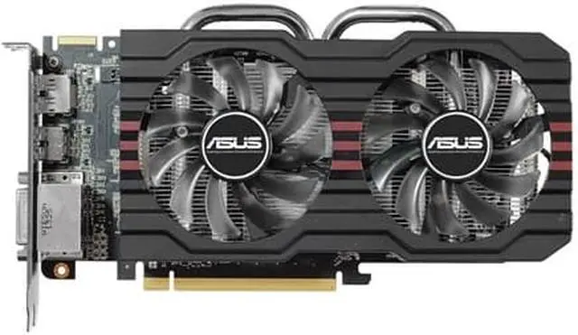 Alt view image 2 of 5 - ASUS 2GB Radeon R9 270 GDDR5 256-Bit PCI Express 3.0 HDCP Ready CrossFireX Support Video Card Model R9270-DC2OC-2GD5