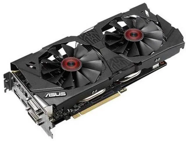 Alt view image 5 of 11 - ASUS 4GB GeForce GTX 970 GDDR5 256-Bit PCI Express 3.0 HDCP Ready G-SYNC SLI Support Video Card Model STRIX-GTX970-DC2OC-4GD5