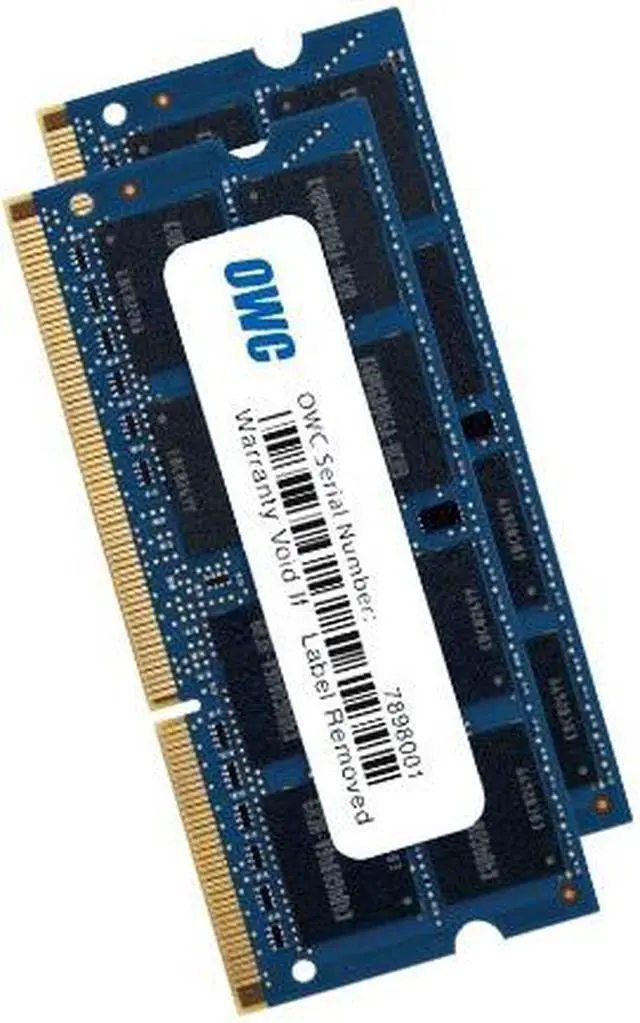Alt view image 2 of 14 - OWC 12GB ( 8+4GB ) PC3-12800 DDR3L 1600MHz SODIMM 204 Pin Memory Upgrade Kit for 2012 MacBook Pro 13" & 15" models . Model OWC1600DDR3S12S