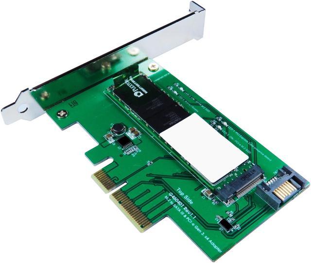 ZTC Lightning Card Converts both M.2 PCIe 4x Lane or M.2 SATA SSD To PCI-e  Internal Card. UP To 1.6GB/s on the 4x PCIe Model ZTC-EX001