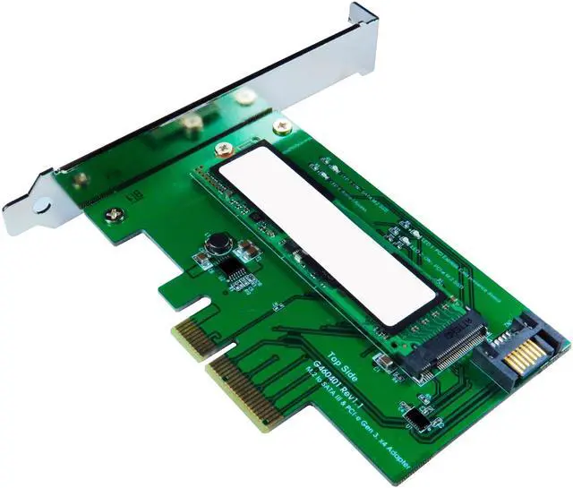 Alt view image 6 of 7 - ZTC Lightning Card Converts both M.2 PCIe 4x Lane or M.2 SATA SSD To PCI-e Internal Card. UP To 1.6GB/s on the 4x PCIe Model ZTC-EX001
