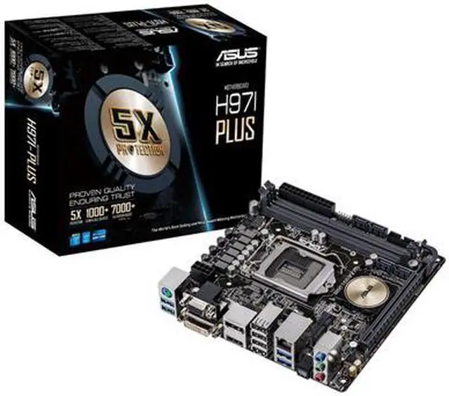 Alt view image 2 of 5 - ASUS LGA 1150 Intel H97 HDMI SATA 6Gb/s USB 3.0 Mini ITX Intel Motherboard Model H97I-PLUS