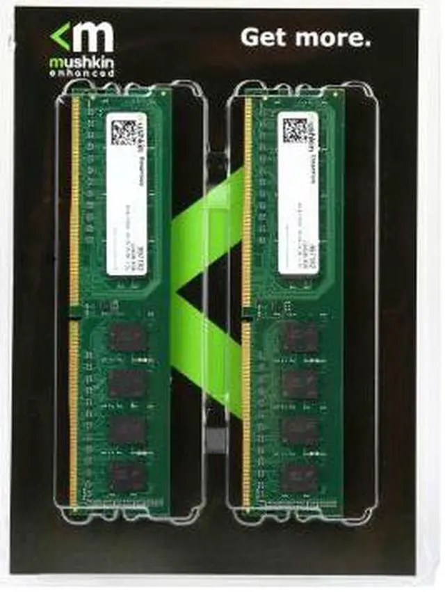 Alt view image 2 of 3 - Mushkin Enhanced  8GB (2 x 4GB) Essentials DDR4 PC4-17000 2133MHz 288-Pin Desktop Memory Model 997182
