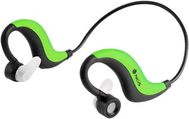 Alt view image 4 of 5 - NGS Bluetooth Sports Earphones Artica Runner Color Green Model GREENARTICA