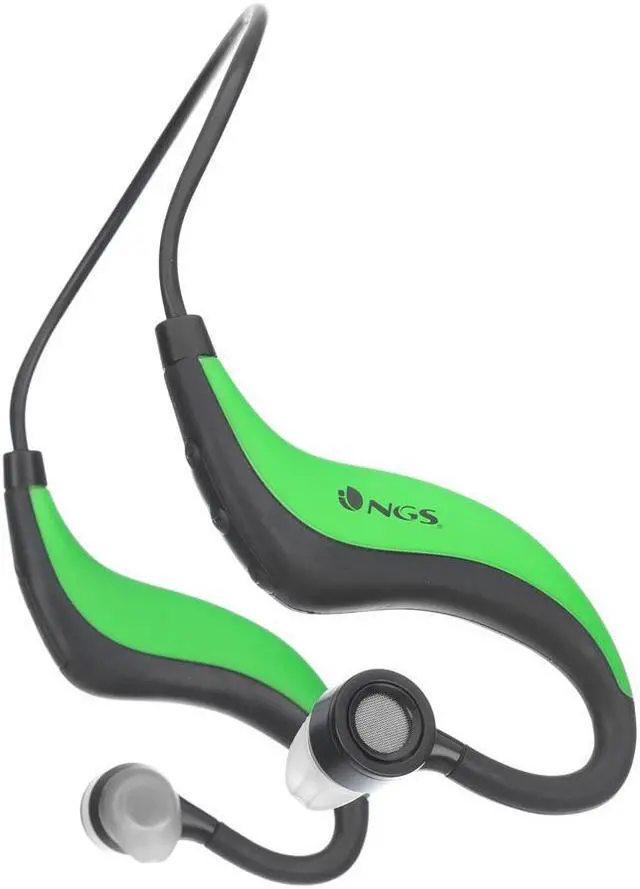 Alt view image 5 of 5 - NGS Bluetooth Sports Earphones Artica Runner Color Green Model GREENARTICA