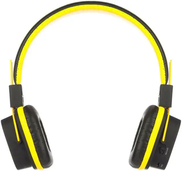 Alt view image 2 of 6 - NGS Artica Jelly Bluetooth Stereo Headphones with Micro SD Card Slot Color Yellow Model YELLOWARTICAJELLY