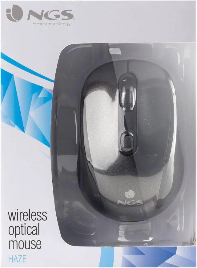 Alt view image 6 of 6 - NGS 2.4Ghz Wireless Optical Mouse 3 Buttons, NGS Haze Color Black Model HAZE